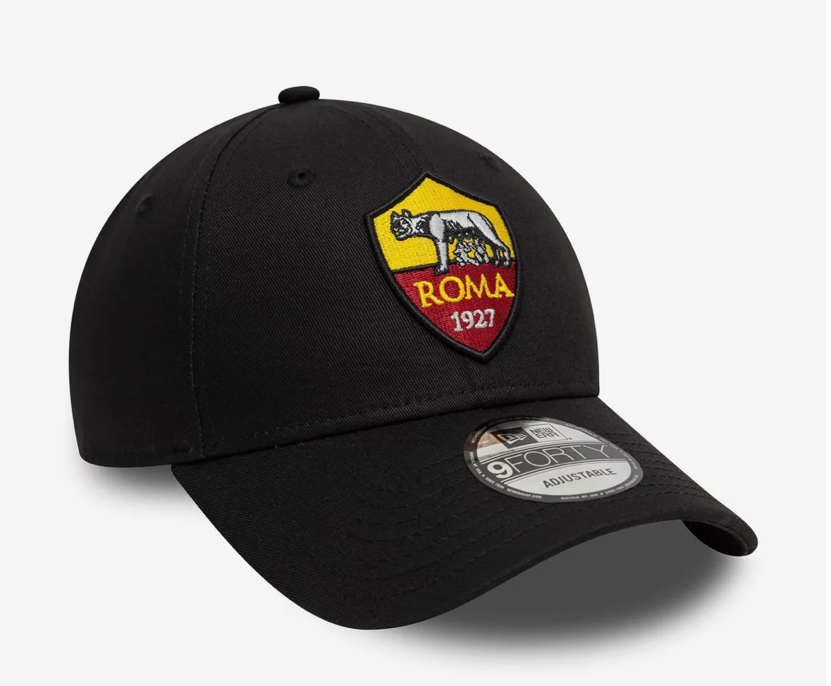 Cappello AS Roma NEW ERA 9FORTY NERO